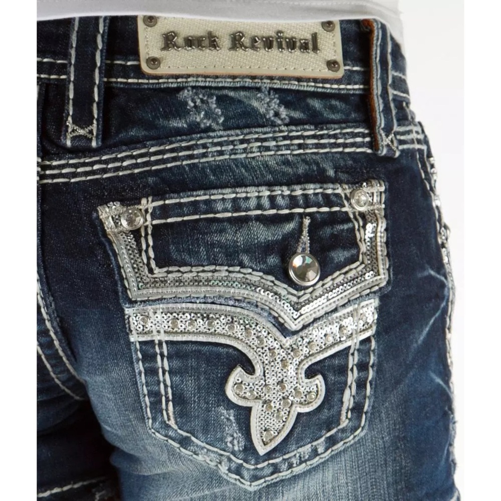 Rock Revival Kai Stretch Short - Picture 4 of 16